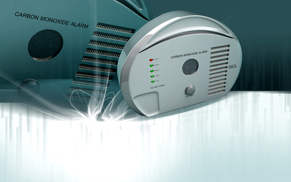 picture showing a carbon monoxide detector