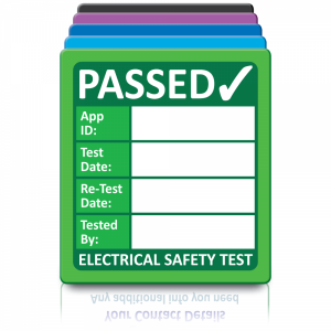 test and service labels