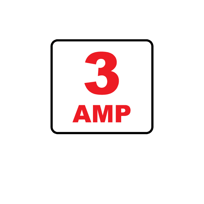 3 Amp Fuse Rating Labels