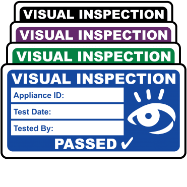 4th/5th Edition Visual Inspection Labels for Portable Appliance Testing