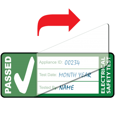 4th/5th Edition Write and Seal PAT Test Labels for PAT Testing