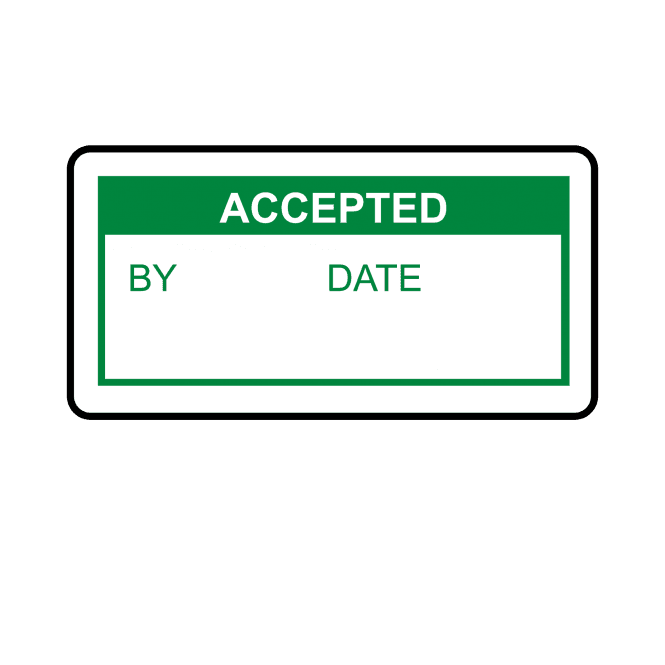 Accepted Labels in Green