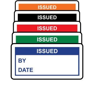 Basic Issued Labels - Variety of colours