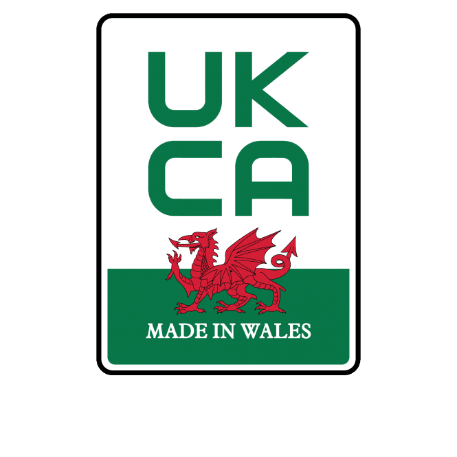 Budget Made in Wales UKCA Labels - Self Adhesive Paper Labels