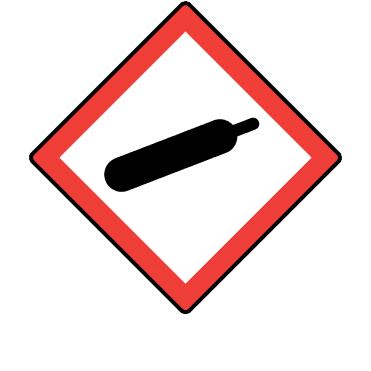 Compressed Gas Labels - GHS Regulation Labels - Large