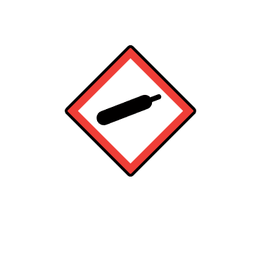 Compressed Gas Labels - GHS Regulation Labels - Small