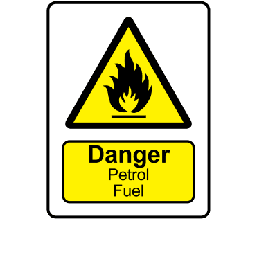 Danger Petrol Fuel - Danger & Warning Labels