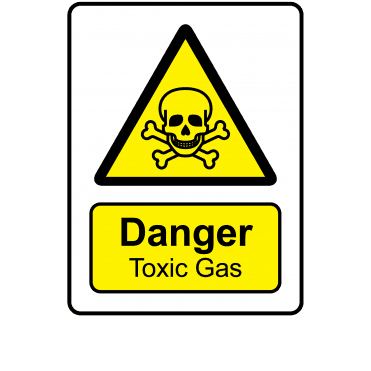Danger Toxic Gas - Danger & Warning Labels