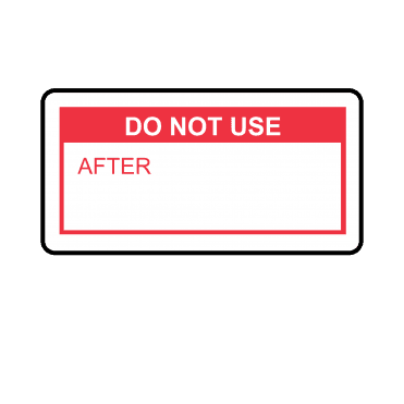 Do Not Use Labels in Red