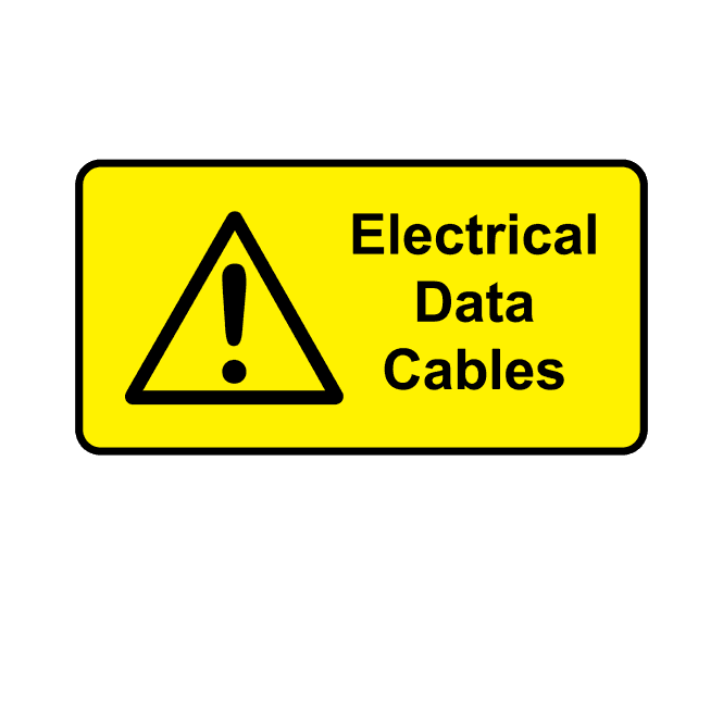 Electrical Data Cables - Warning Labels