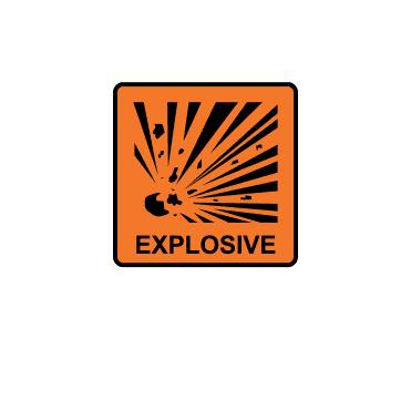 Explosive Labels - CHIP Regulation Labels - Small