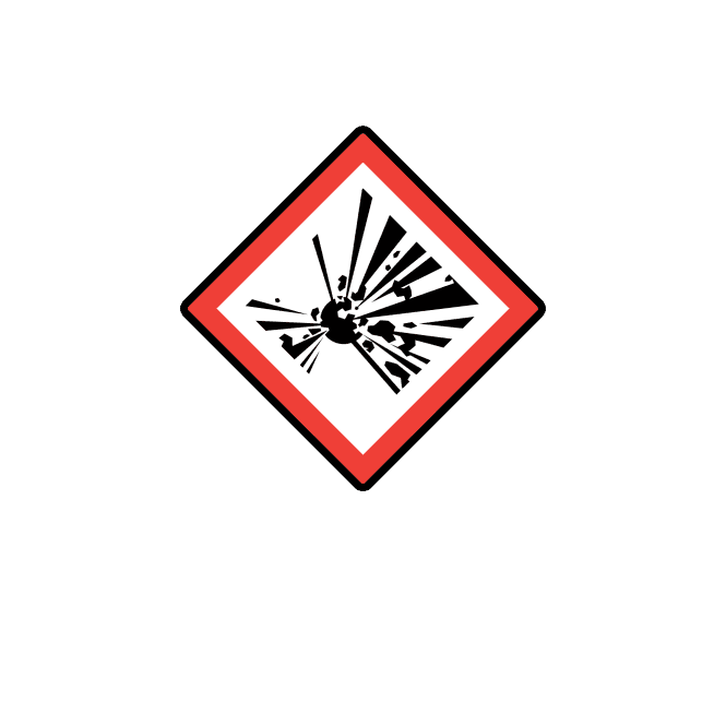 Explosive Labels - GHS Regulation Labels - Small