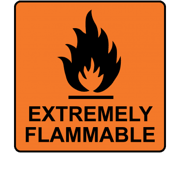 Extremely Flammable Labels - CHIP Regulation Labels