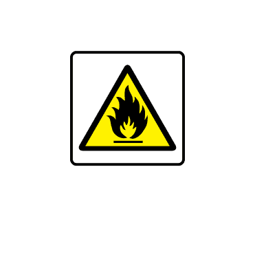 Flammable Symbol Labels - Danger & Warning Labels
