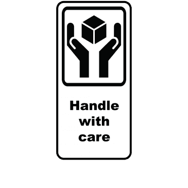 Handle With Care - Packaging Labels