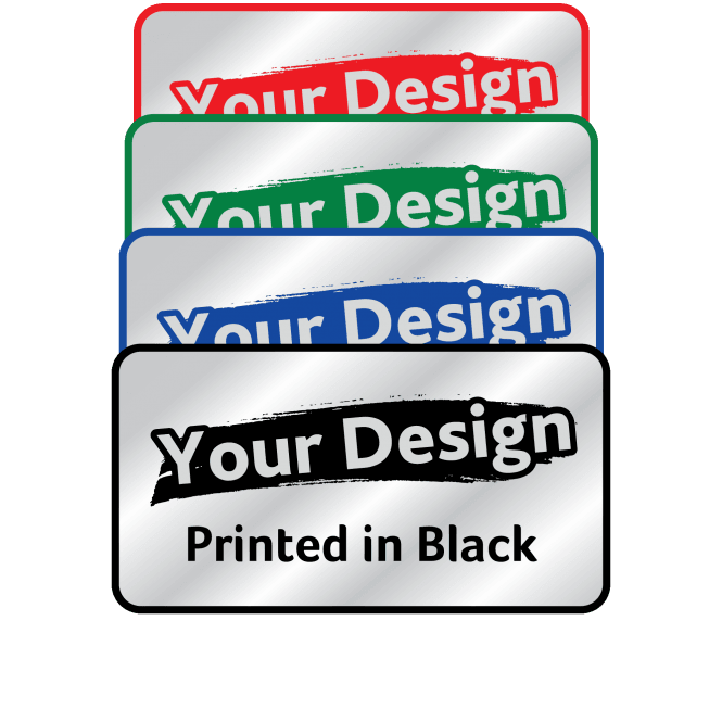 Heavy Duty Small Size Labels to Your Design. Choice of colours