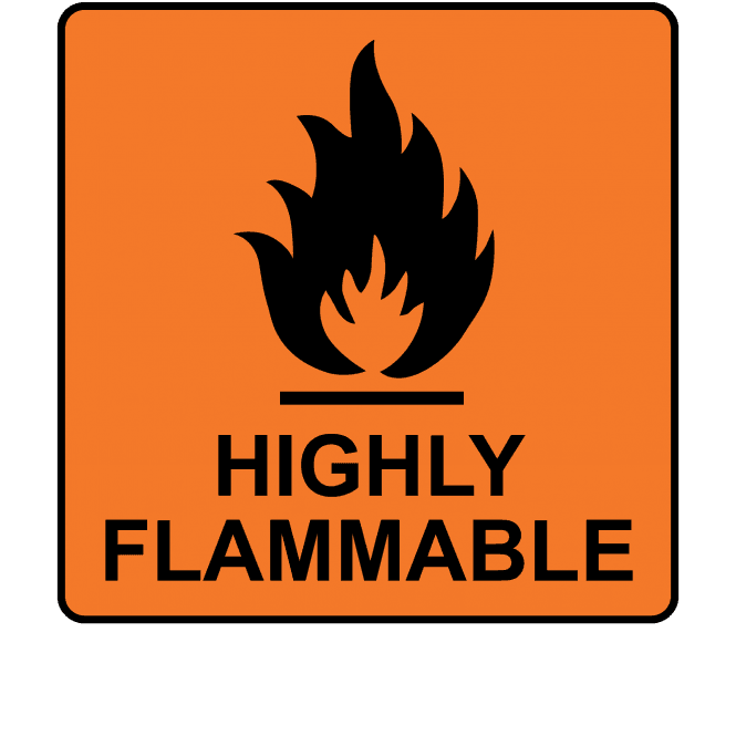 Highly Flammable Labels - CHIP Regulation Labels