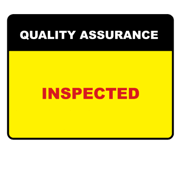 Inspected - Quality Assurance Labels