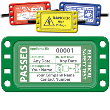 LabelGuard® Tags in Green, ultimate protection for your labels. Virtually indestructable! (Labels not included)