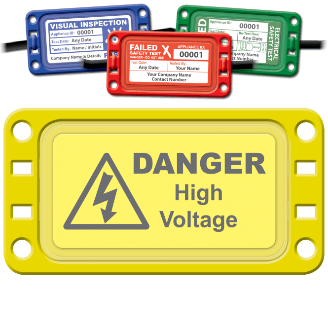 LabelGuard® Tags in Yellow, ultimate protection for your labels. Virtually indestructable! (Labels not included)