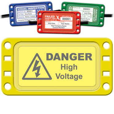 LabelGuard® Tags in Yellow, ultimate protection for your labels. Virtually indestructable! (Labels not included)