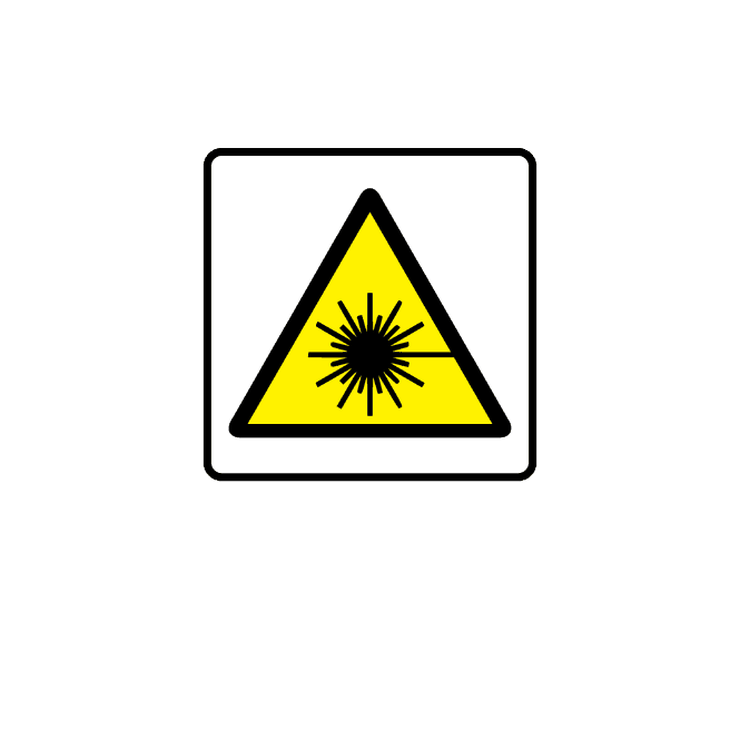 Laser Symbol Labels - Danger & Warning Labels