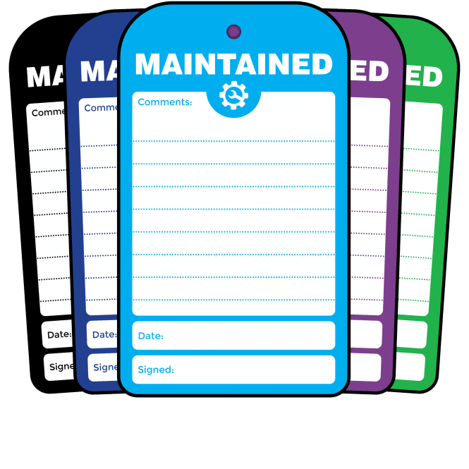 Maintained Tag - Tear Resistant & Waterproof 
