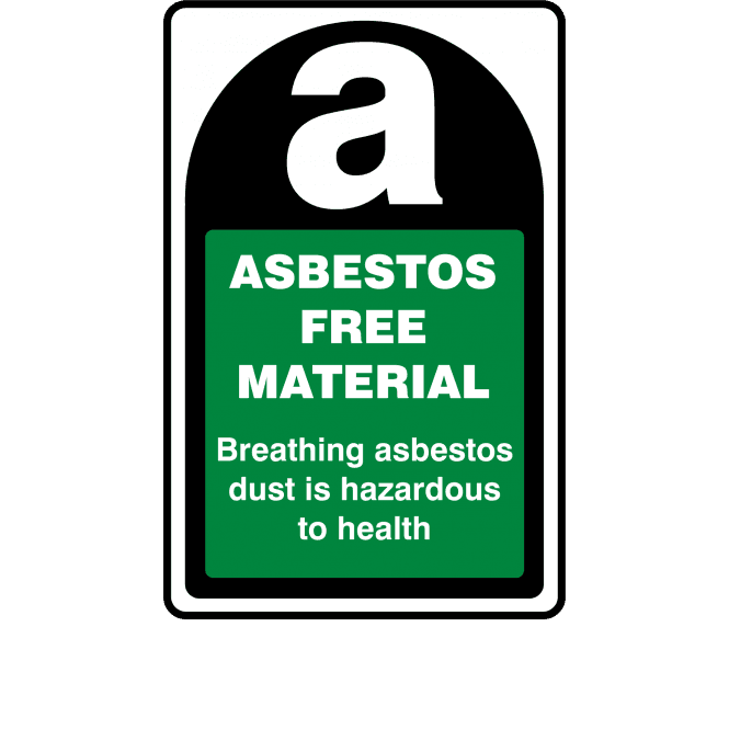 Max Asbestos Free Material Labels