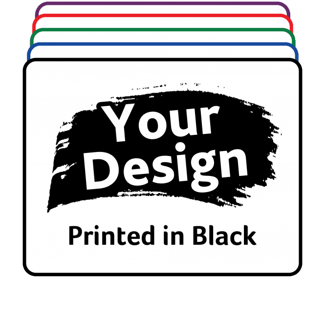 Maxi Size Labels to Your Design. Choice of colours