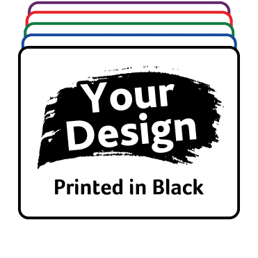 Maxi Size Labels to Your Design. Choice of colours