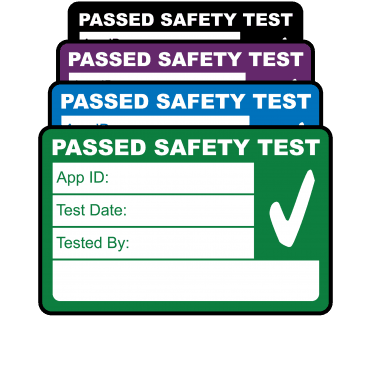 Medium 4th/5th Edition Passed PAT Test Labels. Choice of Colours