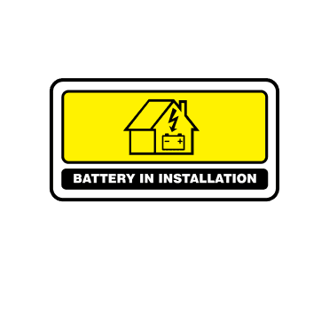 Midi Super Stick Battery In Installation Labels
