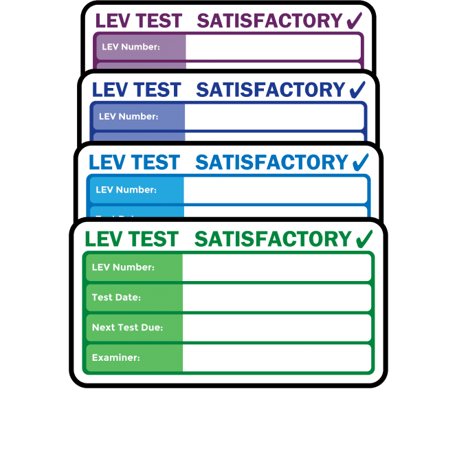 Midi Super Stick LEV Satisfactory Labels - Choice of Colours