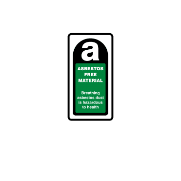 Mini Asbestos Free Material Labels