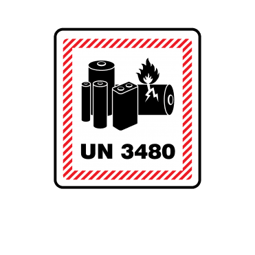 Mini UN 3480 Lithium-ion Battery Labels