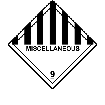 Miscellaneous 9 Labels - Hazard Warning Diamonds
