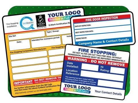 Fire Safety Labels