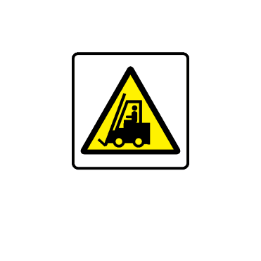 Moving Vehicles Symbol Labels - Danger & Warning Labels