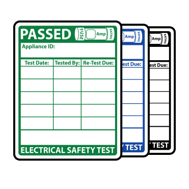 Multi Date Passed PAT Test Labels for Portable Appliance Testing