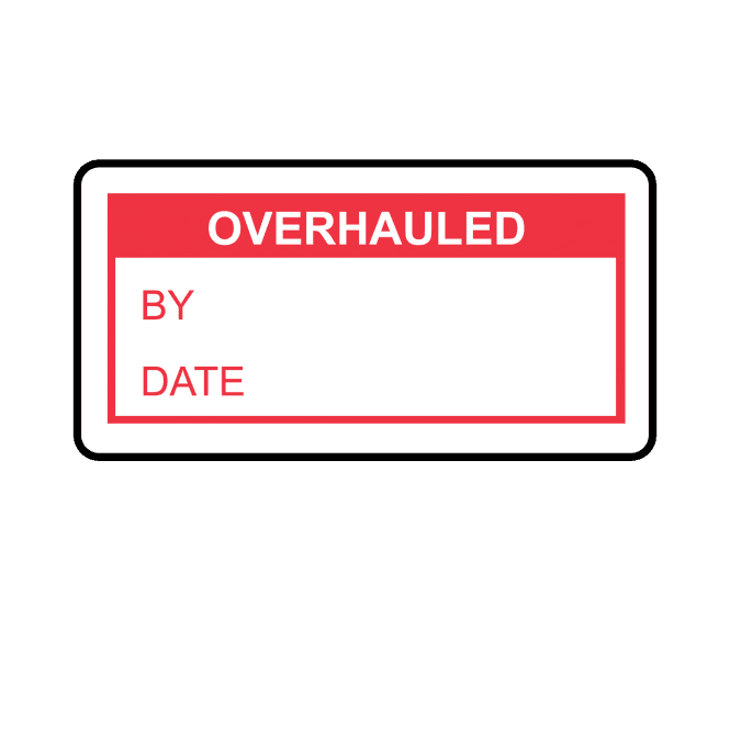 Overhauled Labels in Red