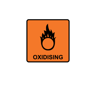 Oxidising Labels - CHIP Regulation Labels - Small