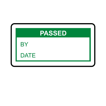Passed Labels in Green