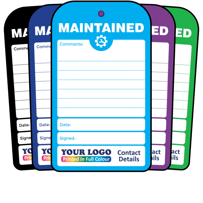 Personalised Maintained Tag - Tear Resistant & Waterproof