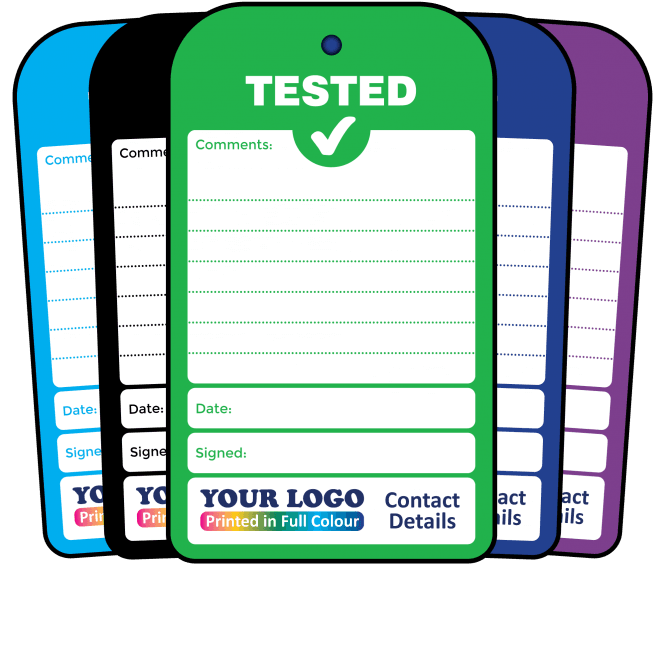 Personalised Tested Tag - Tear Resistant & Waterproof