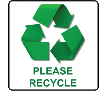 Please Recycle - Recycling Labels