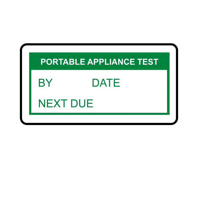 Portable Appliance Test Labels in Green
