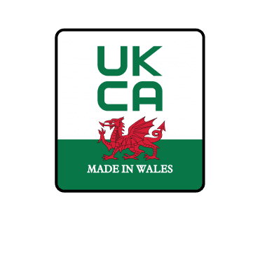 Premium Made in Wales UKCA Labels - Sticks to almost anything!