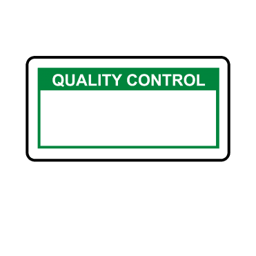 Quality Control Labels in Green