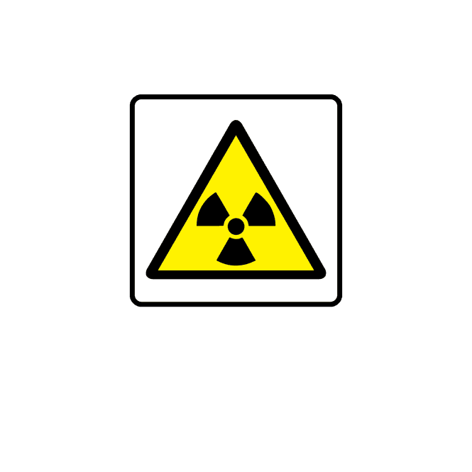 Radioactive Symbol Labels - Danger & Warning Labels