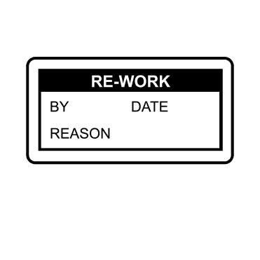 Re-Work Labels in Black
